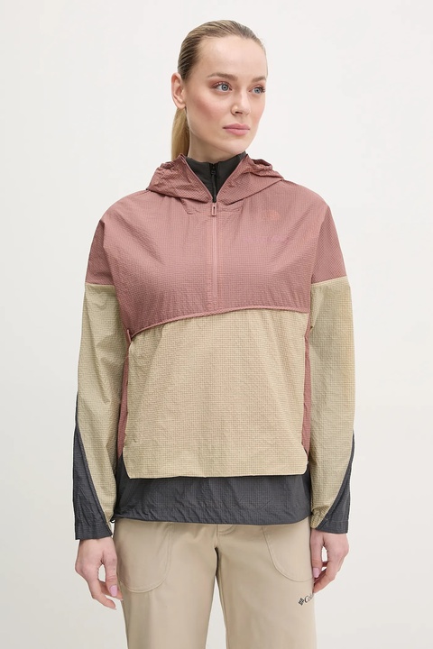 adidas TERREX kurtka outdoorowa Xploric kolor brązowy przejściowa JF1503 - zdjęcie produktu nr 1
