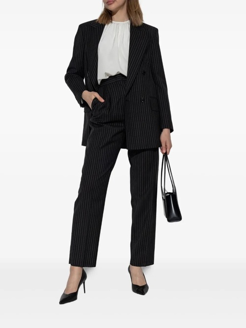 Max Mara pinstripe wool pants - Black - zdjęcie produktu nr 2