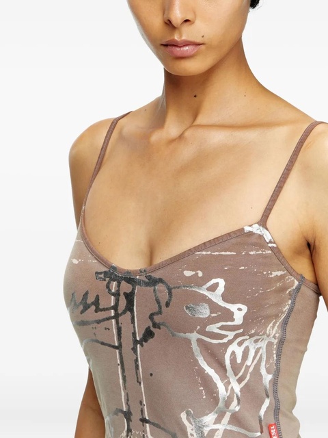 Diesel D-Longy mini dress - Neutrals - zdjęcie produktu nr 2