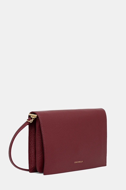 Coccinelle torebka skórzana kolor bordowy E5 S00 55 02 01 - zdjęcie produktu nr 2