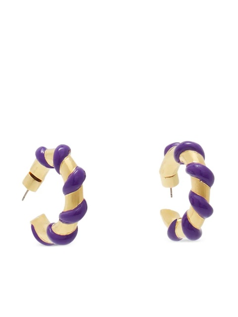 Lanvin twist-detail earrings - Gold - zdjęcie produktu nr 2