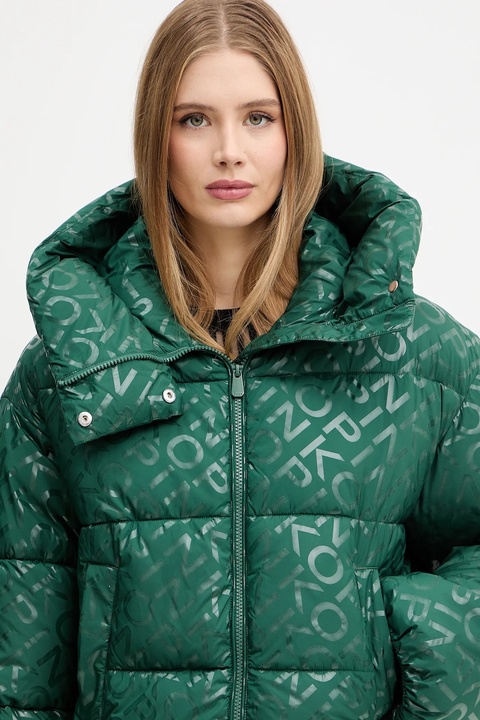 Pinko kurtka kolor zielony zimowa 105438 A2PY - zdjęcie produktu nr 2