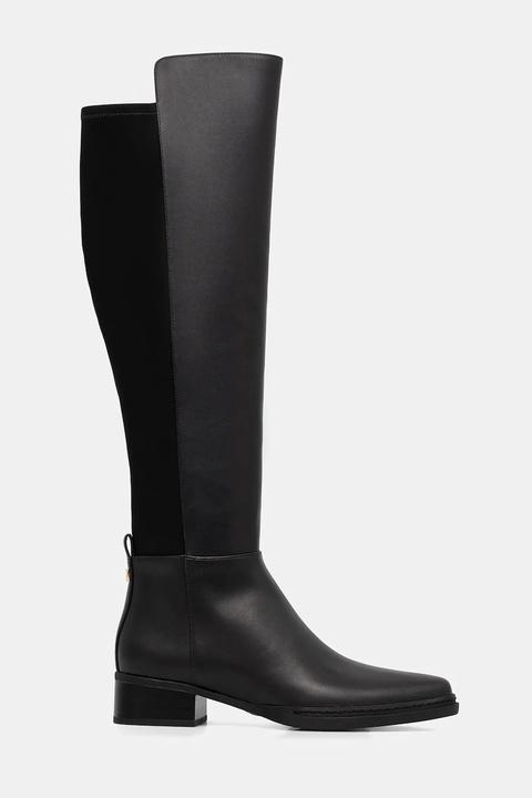MICHAEL Michael Kors kozaki Lex damskie kolor czarny na płaskim obcasie 40F5LXMB5L.001 - zdjęcie produktu nr 2