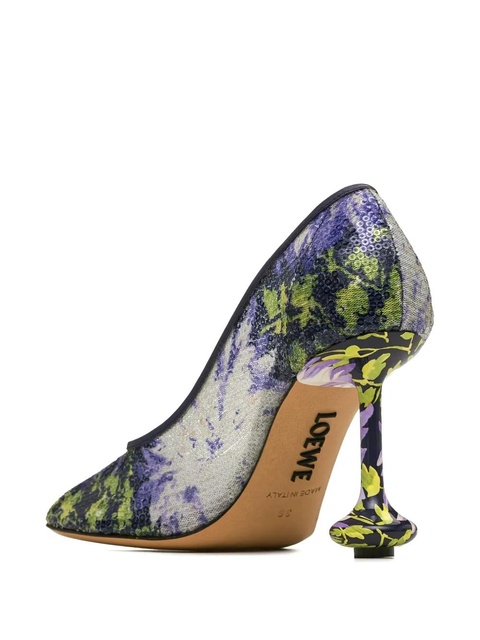 LOEWE 90mm Toy pumps - Blue - zdjęcie produktu nr 1