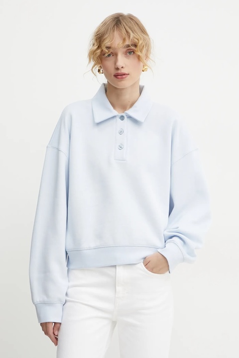 Filippa K bluza damska kolor niebieski gładka 31369 - zdjęcie produktu nr 1