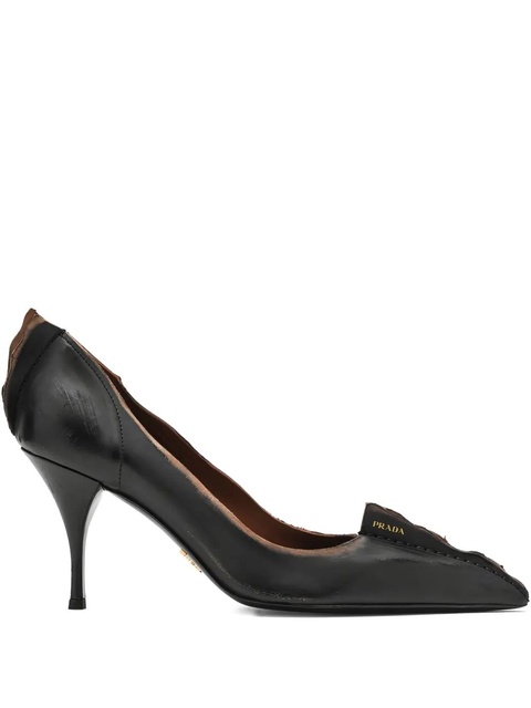 Prada 85mm calfskin pumps - Black - zdjęcie produktu nr 1