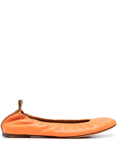 Lanvin leather ballerina shoes - Orange - zdjęcie produktu nr 1