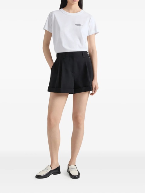 Givenchy pleated cuffed shorts - Black - zdjęcie produktu nr 1