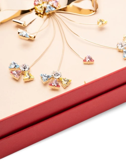 Valentino Garavani bow-shaped crystal brooch - Gold - zdjęcie produktu nr 2