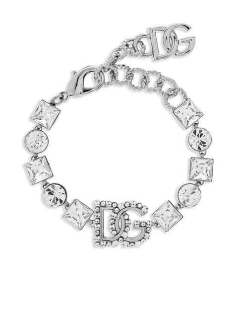 Dolce & Gabbana logo-plaque bracelet - Silver - zdjęcie produktu nr 1