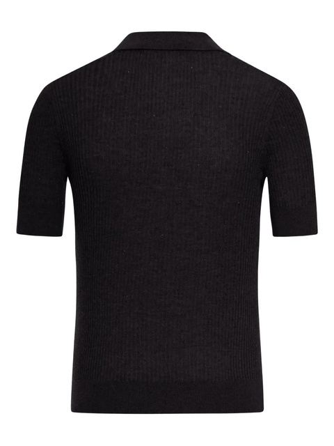 Max Mara ribbed T-shirt - Black - zdjęcie produktu nr 2
