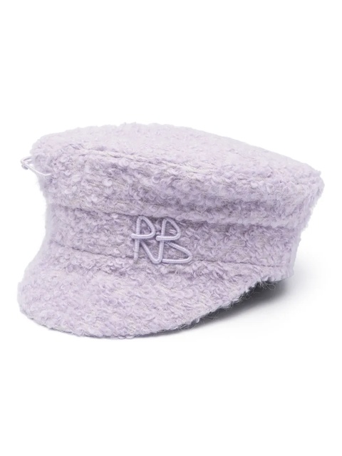 Ruslan Baginskiy logo-embellished baker boy cap - Purple - zdjęcie produktu nr 1