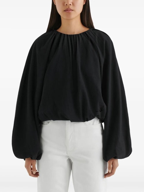 Axel Arigato Sade Gathered Pullover - Black - zdjęcie produktu nr 2