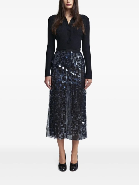 16Arlington Dia midi skirt - Black - zdjęcie produktu nr 2