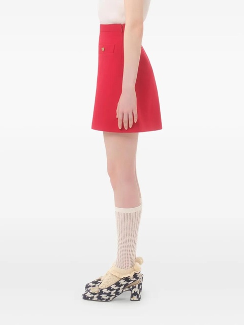 Valentino Garavani Crepe Couture mini skirt - Red - zdjęcie produktu nr 2