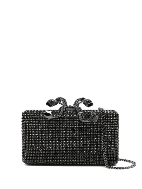 Self-Portrait crystal box clutch bag - Black - zdjęcie produktu nr 1