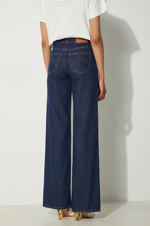 Kenzo jeansy Ayame Regular Waist Fit Jeans damskie high waist FE62DP2176F2.DD - zdjęcie produktu nr 2