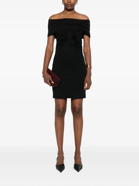 Max Mara off-shoulder mini dress - Black - zdjęcie produktu nr 2