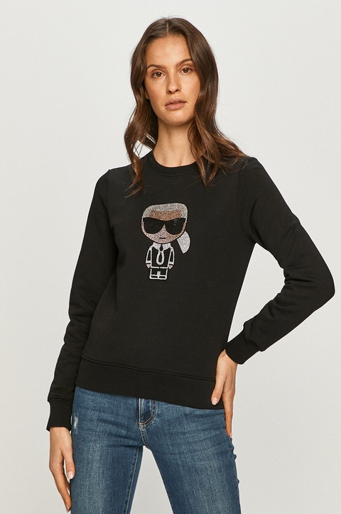 Karl Lagerfeld - Bluza bawełniana 210W1822 - zdjęcie produktu nr 1