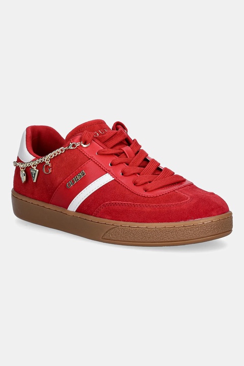 Guess sneakersy NAOKO damskie kolor czerwony FLTNAO SUE12 - zdjęcie produktu nr 1