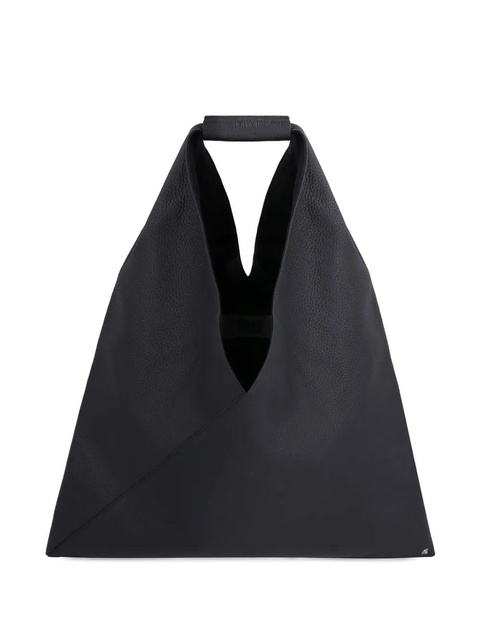 MM6 Maison Margiela Japanese pebbled leather tote - Black - zdjęcie produktu nr 2