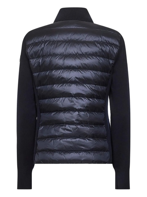 Moncler knitted-sleeve padded jacket - Blue - zdjęcie produktu nr 2