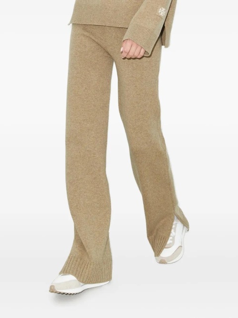 Tory Burch wool track pants - Neutrals - zdjęcie produktu nr 1