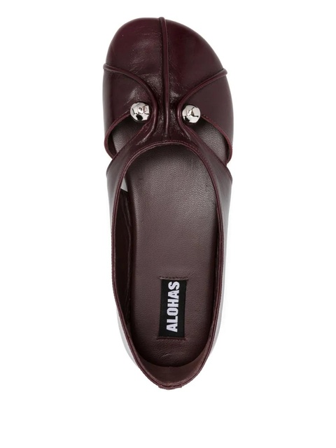 ALOHAS cut-out ballet flats - Red - zdjęcie produktu nr 2