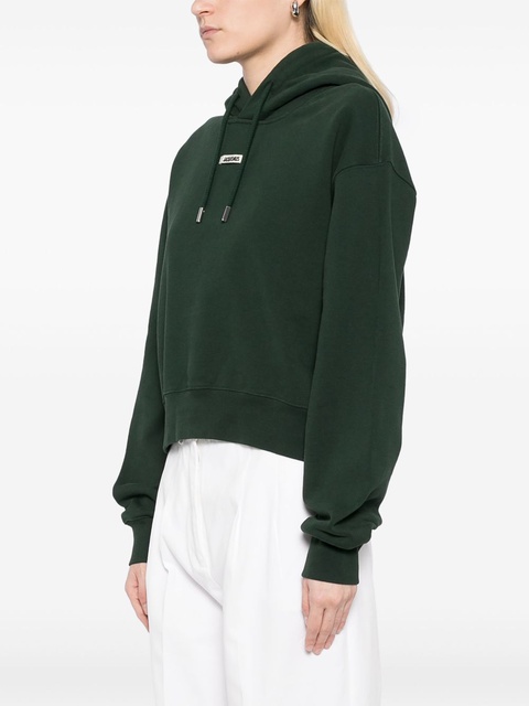 Jacquemus logo hoodie - Green - zdjęcie produktu nr 2
