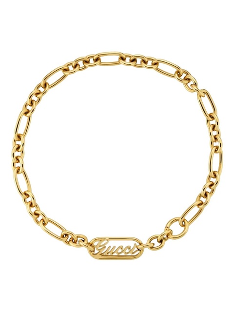 Gucci chain-link logo necklace - Gold - zdjęcie produktu nr 1