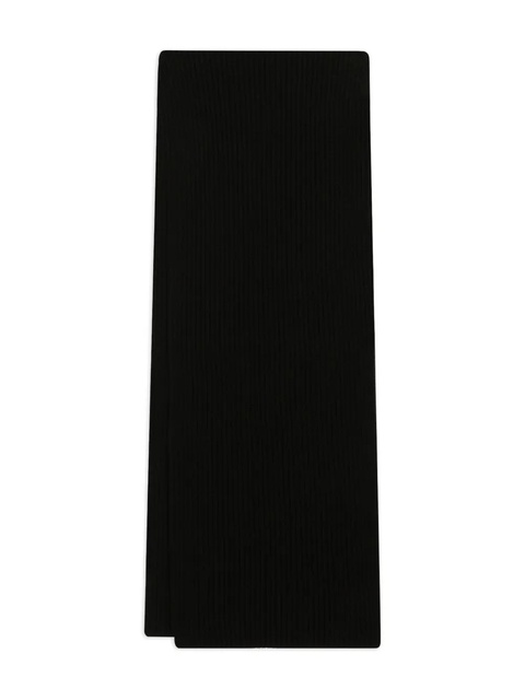 Dolce & Gabbana ribbed knitted scarf - Black - zdjęcie produktu nr 1