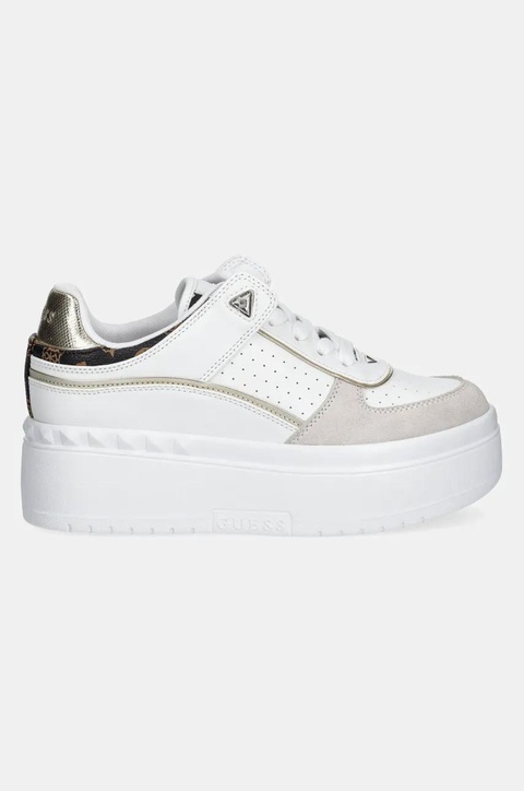 Guess sneakersy RIDGEE kolor biały FLPRID PEL12 - zdjęcie produktu nr 1
