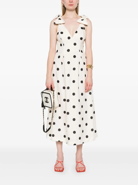 ZIMMERMANN Crush midi dress - Neutrals - zdjęcie produktu nr 2