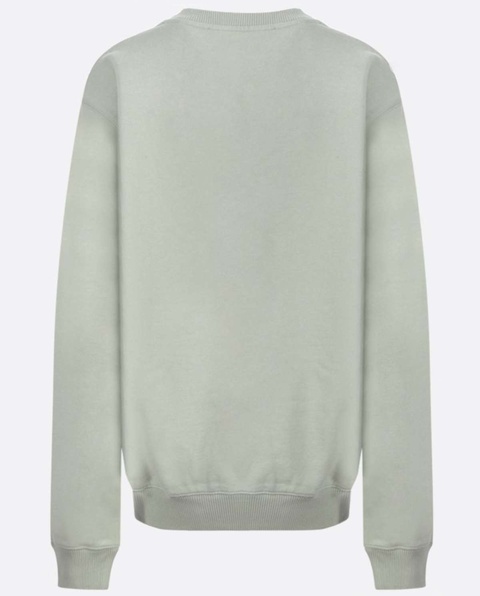 OFF-WHITE - Jasnozielona bluza oversize z logo - zdjęcie produktu nr 1