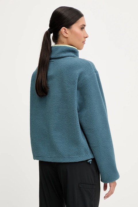 Columbia bluza sportowa Helvetia kolor turkusowy gładka 2092231 - zdjęcie produktu nr 2