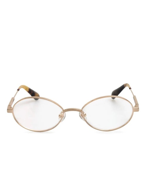 Jacquemus oval-frame glasses - Gold - zdjęcie produktu nr 1