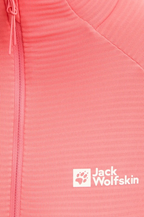 Jack Wolfskin bluza sportowa Prelight kolor pomarańczowy z aplikacją A63790 - zdjęcie produktu nr 2