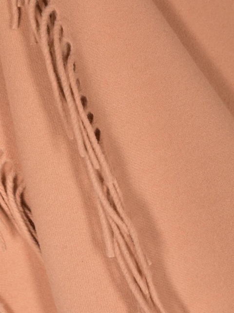 PINKO logo-print fringed scarf - Brown - zdjęcie produktu nr 2