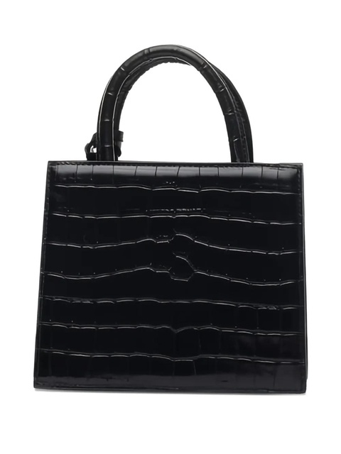 MC2 Saint Barth mini Shop embossed tote bag - Black - zdjęcie produktu nr 2