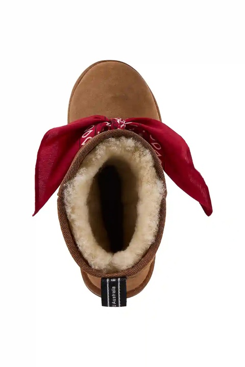 Emu Australia śniegowce zamszowe Sharky Mini Bandana kolor brązowy W13199 - zdjęcie produktu nr 2