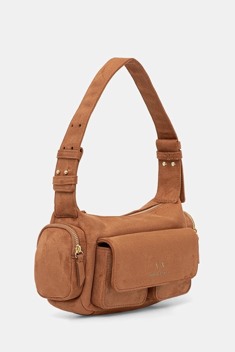 Armani Exchange torebka kolor brązowy XW000405 AF17158 - zdjęcie produktu nr 1