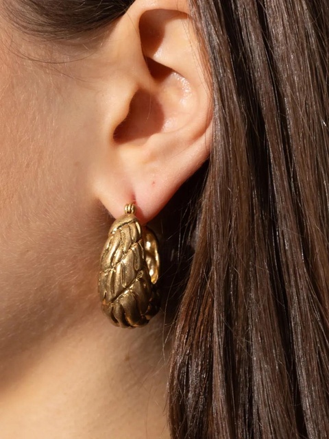 Cult Gaia Farina hoop earrings - Gold - zdjęcie produktu nr 1