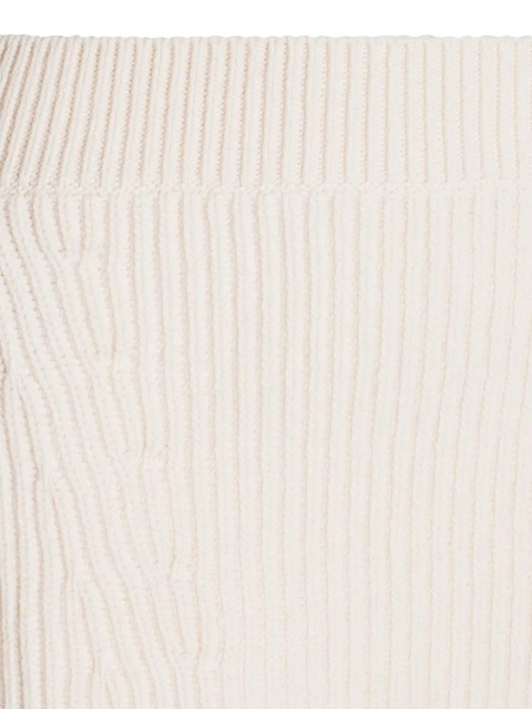 Jil Sander ribbed-knit skirt - Neutrals - zdjęcie produktu nr 2