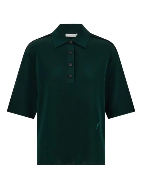 Ferragamo knitted polo shirt - Green - zdjęcie produktu nr 1