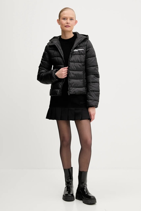 Karl Lagerfeld Jeans kurtka kolor czarny zimowa A3W15026 - zdjęcie produktu nr 1