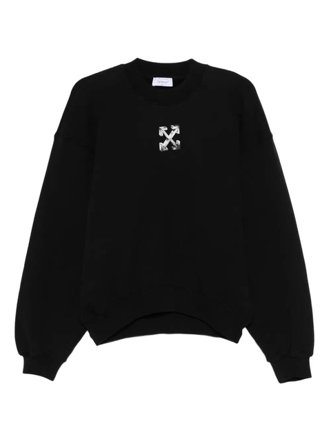 Off-White logo-print sweatshirt - Black - zdjęcie produktu nr 1