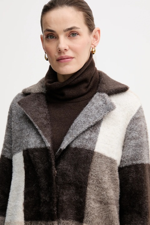 Joseph Ribkoff płaszcz kolor brązowy 254975 - zdjęcie produktu nr 2