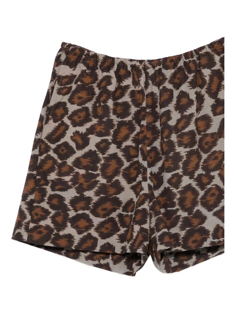 Nanushka animal-print shorts - Brown - zdjęcie produktu nr 2