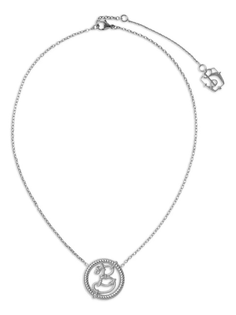 Burberry Nautical-Knot B twisted-hoop chain necklace - Silver - zdjęcie produktu nr 2