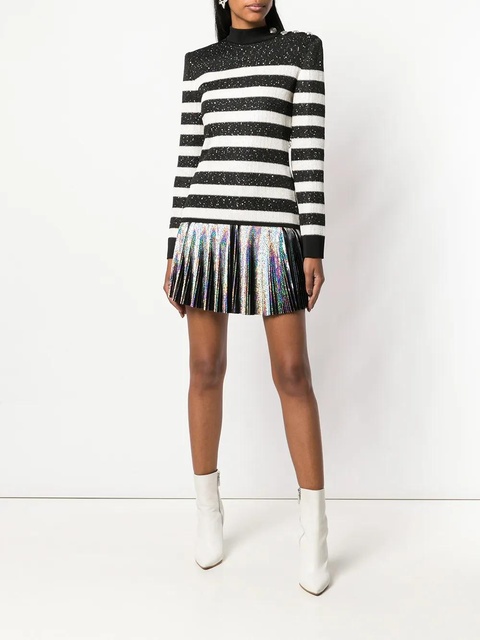 Balmain Holographic mini skirt - Metallic - zdjęcie produktu nr 2